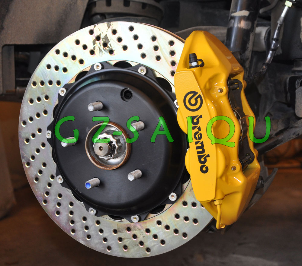 英菲尼迪FX35 FX37 FX45 FX50 QX70改裝意大利BREMBO前6后4剎車套裝 前380MM盤 后345MM盤