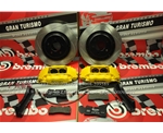 bremboF50奧迪改裝剎車 bremboF50四活塞卡鉗剎車套裝 意大利原裝正品