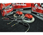 MINI改裝BREMBO F40剎車套件 4活塞鮑魚 有效縮短剎車距離