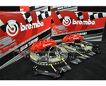 意大利BREMBO 8活塞卡鉗剎車套裝 大型越野車改裝剎車專用8活塞剎車鮑魚