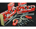 意大利進(jìn)口剎車配置BREMBO F50大四活塞剎車套裝原裝正品  BREMBO F50原裝打孔碟