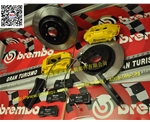 奔馳E260升級(jí)brembo F40改裝剎車(chē) 適用于奔馳后輪安裝