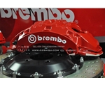 奔馳GLK剎車升級(jí)brembo大六活塞剎車套件，奔馳GLK改裝